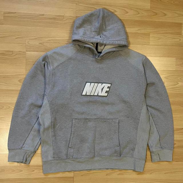 Nike Men's Hoodie - Grey - L on Productcaster.