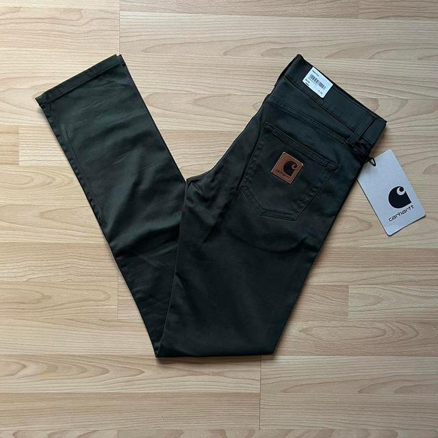 Carhartt WIP Men's Trousers - Khaki - S on Productcaster.