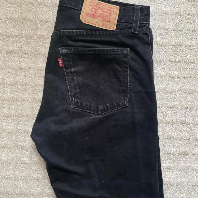 Levi's Men's Straight leg Faded Jeans - Black - 28" on Productcaster.