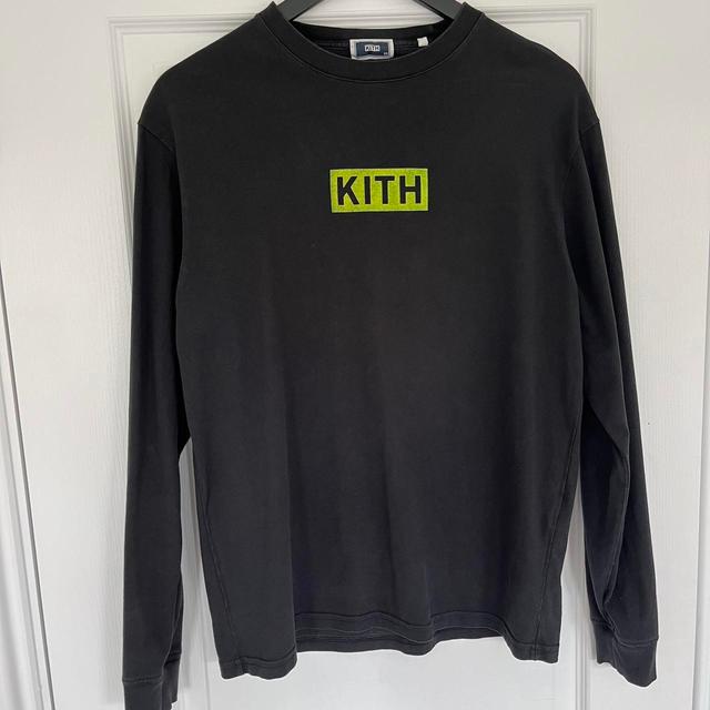 Kith Men's T-shirt - Black/Yellow - XS on Productcaster.