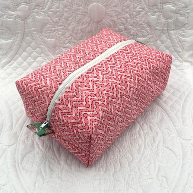 Handmade Women's Bag - Pink/Green on Productcaster.