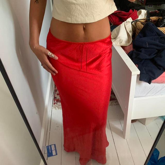 Urban Outfitters Women's Skirt - Red - S on Productcaster.