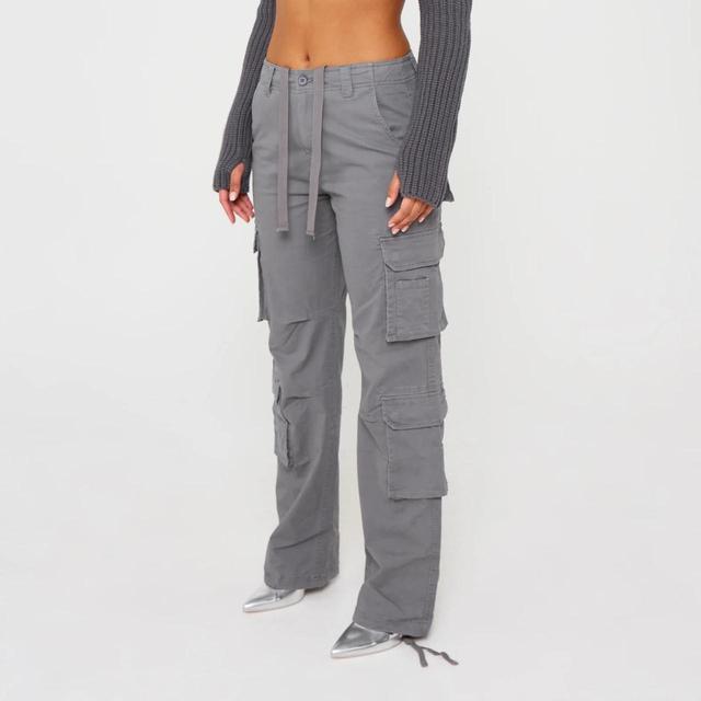 Luxe to Kill Women's Cargo Trousers - Grey - UK 10 on Productcaster.