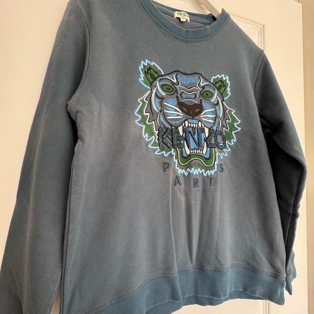 Kenzo Women's Sweatshirt - Blue/Multi - M on Productcaster.