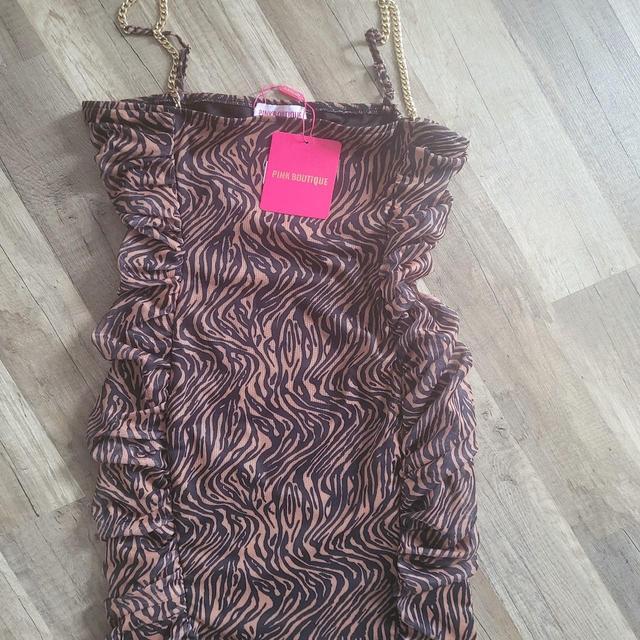 Pink Boutique Women's Mini Dress - Brown - 10 on Productcaster.