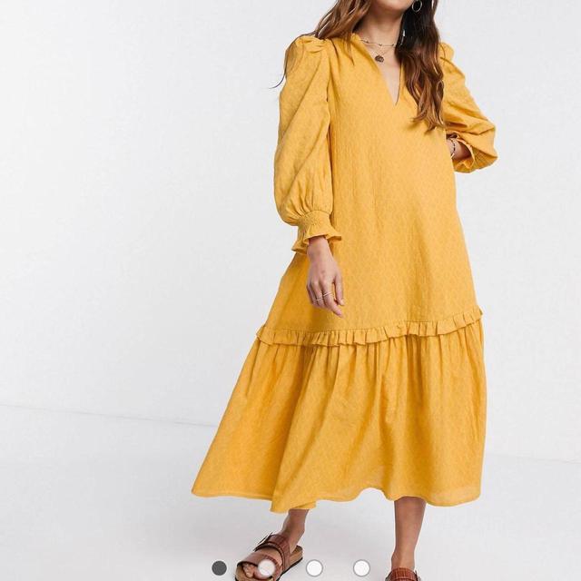 ASOS Women's A-line Dress - Yellow - 12 on Productcaster.