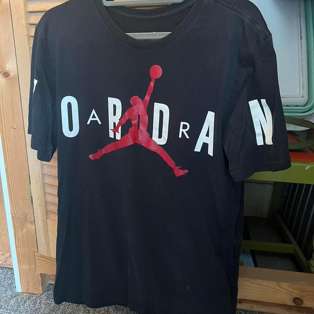 Jordan Men's T-shirt - Black - M on Productcaster.