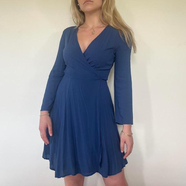 Designer Women's Midi Dress - Blue/Navy - S on Productcaster.