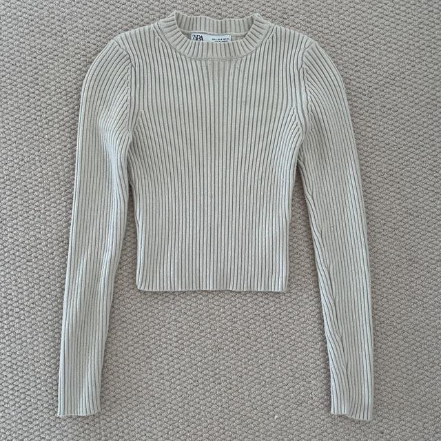 Zara Women's Jumper - Cream - S on Productcaster.