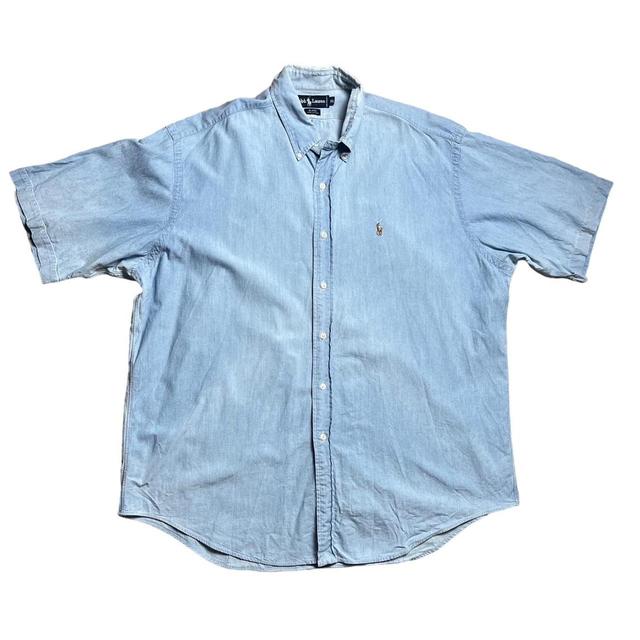 Ralph Lauren Men's Shirt - Blue - XL on Productcaster.