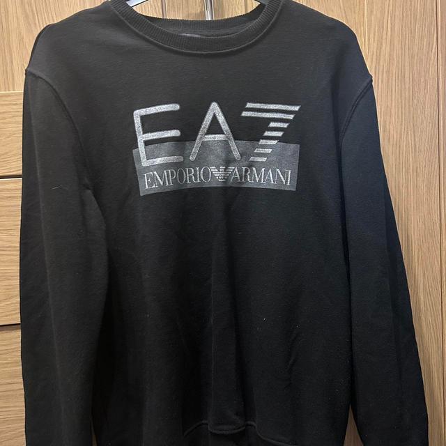 EA7 Men's Sweatshirt - Black - S on Productcaster.