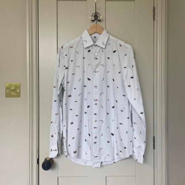 Paul Smith Men's Shirt - White - M on Productcaster.