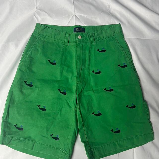 Polo Ralph Lauren Men's Shorts - Green/Blue - 29" on Productcaster.