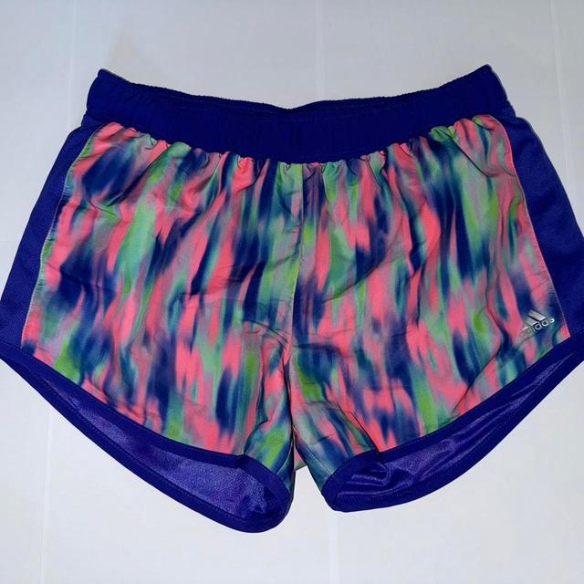 Adidas Women's Shorts - Multi/Purple - UK 4 on Productcaster.