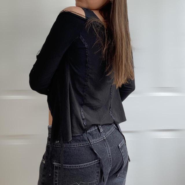 Vintage Women's Cardigan - Black - 4 on Productcaster.