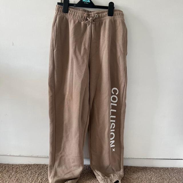 Collusion Women's Sweatpants - Tan/Brown - XS on Productcaster.