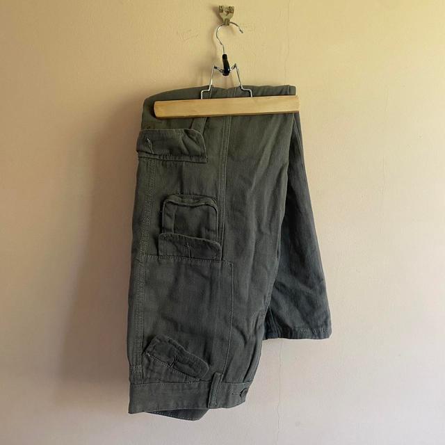 Women's Straight leg Cargo Trousers - Green/Grey - UK 8 on Productcaster.