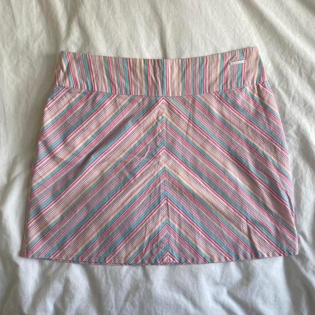 ELLE Women's Casual Skirt - Multi/Pink - M on Productcaster.