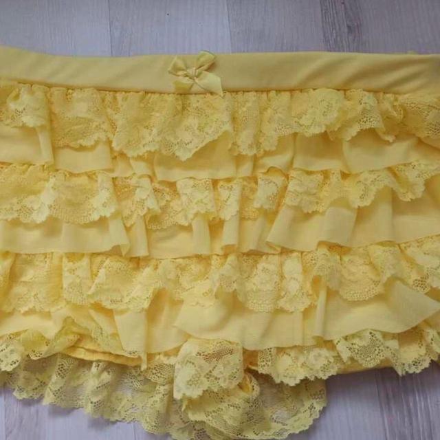 Handmade Women's Shorts - Yellow - S on Productcaster.