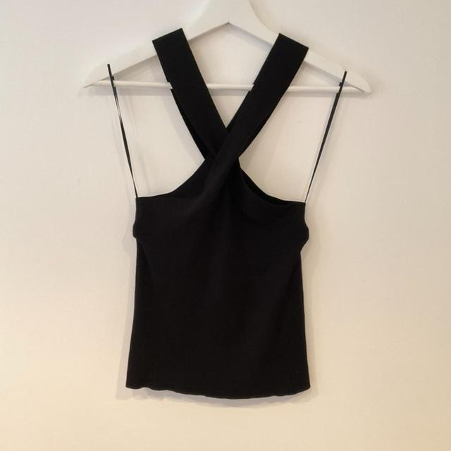 Mango Women's Crop top - Black - M on Productcaster.