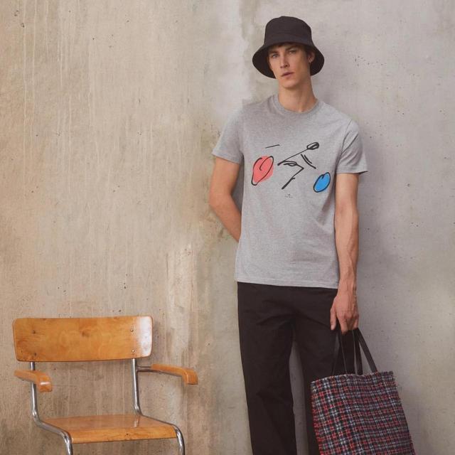 PS Paul Smith Men's T-shirt - Grey - L on Productcaster.