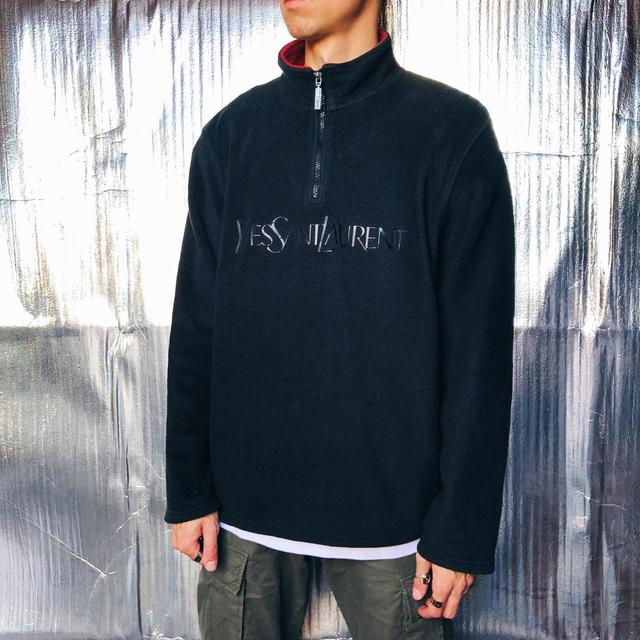 Yves Saint Laurent Men's Sweatshirt - Black - XL on Productcaster.