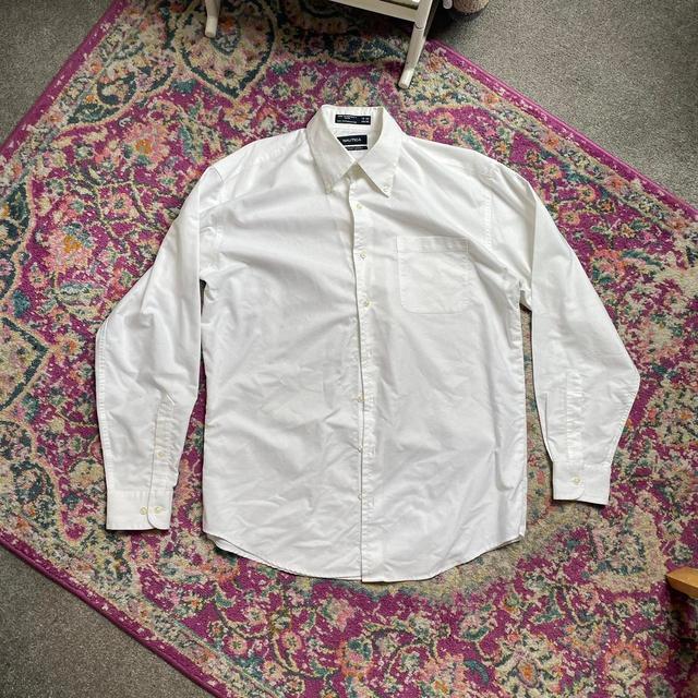 Nautica Men's Shirt - White - L on Productcaster.