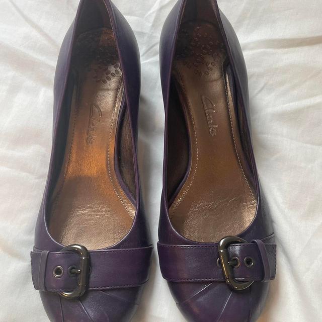 Clarks Women's Ballet shoes - Purple - UK 5 on Productcaster.