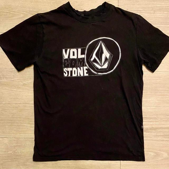 Volcom Men's T-shirt - Black/White - M on Productcaster.