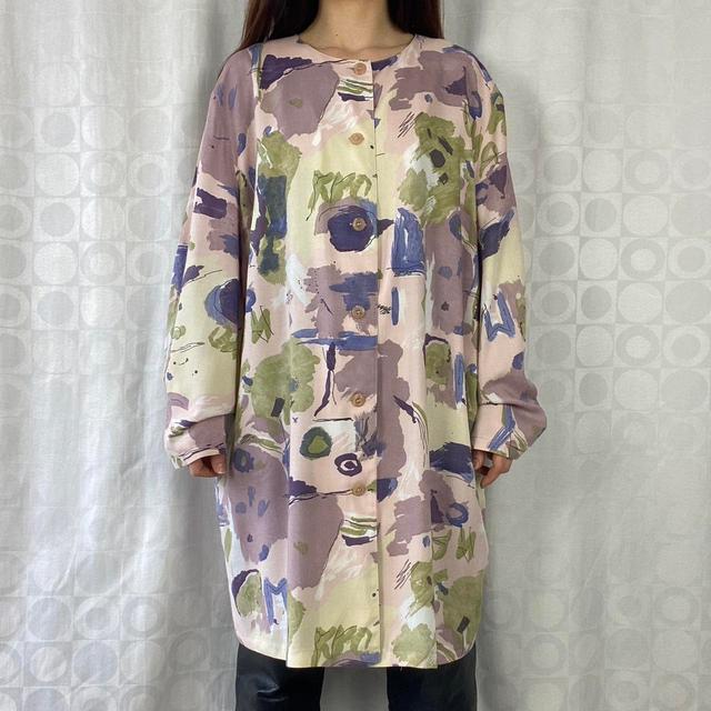 Vintage Women's Shirt Dress - Purple - 20 on Productcaster.