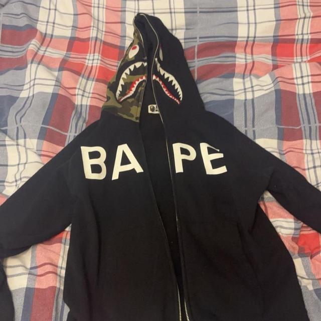 BAPE Men's Hoodie - Black - S on Productcaster.