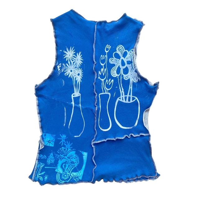 Custom Women's Vest - Blue/Grey - 8 on Productcaster.