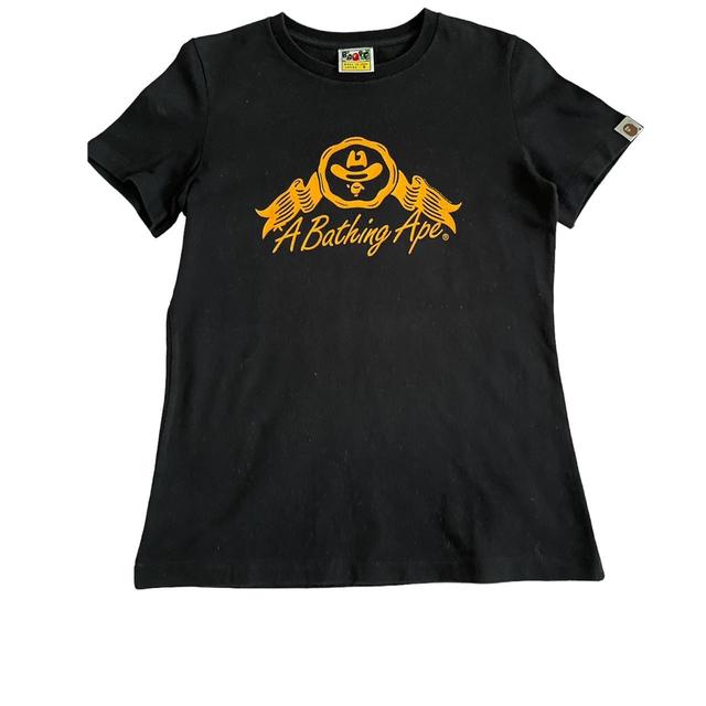 BAPE Men's T-shirt - Black - S on Productcaster.