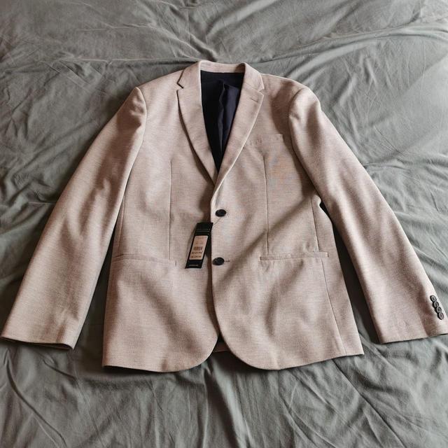 New Look Men's Blazer Jacket - Grey - M on Productcaster.