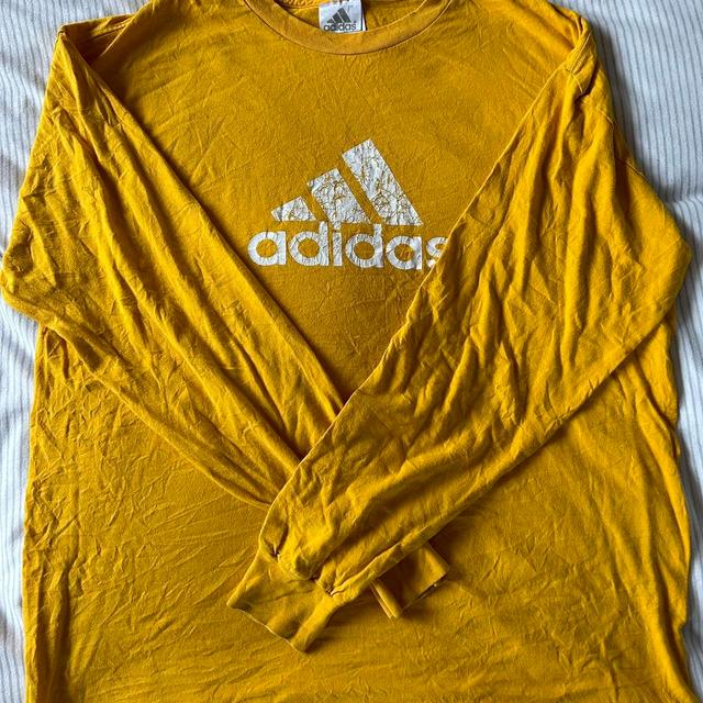 Adidas Men's T-shirt - Orange - L on Productcaster.