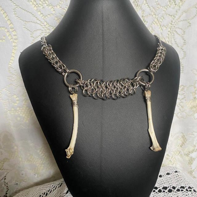 Women's Necklace - Silver/Gold on Productcaster.