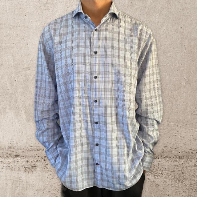 Tommy Hilfiger Men's Shirt - Blue - XL on Productcaster.