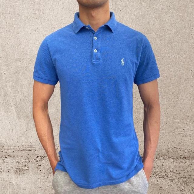 Polo Ralph Lauren Men's Polo shirt - Blue - M on Productcaster.