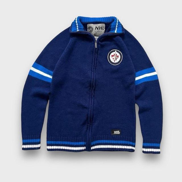 NHL Men's Jumper - Navy/Blue - S on Productcaster.