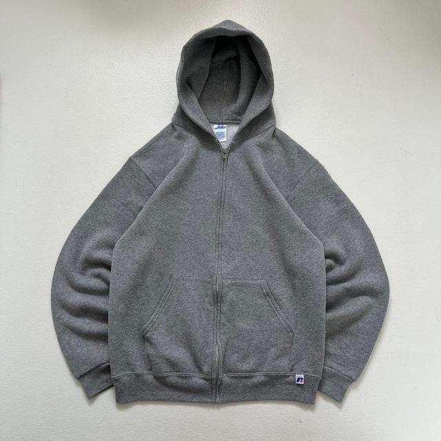 Russell Athletic Men's Hoodie - Grey - S on Productcaster.