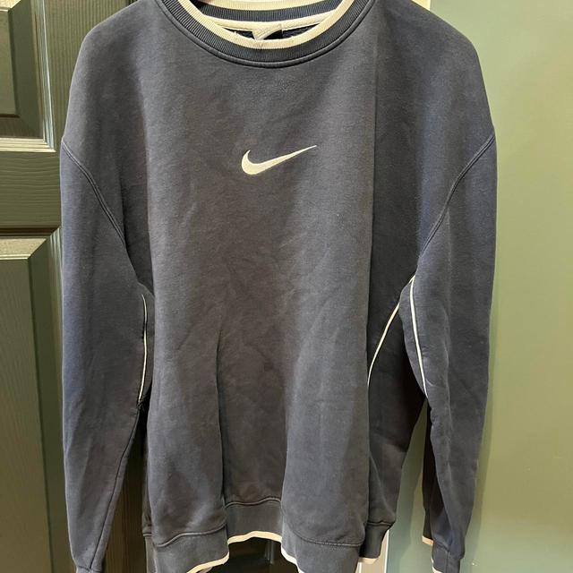 Nike Men's Sweatshirt - Navy/Blue - XL on Productcaster.