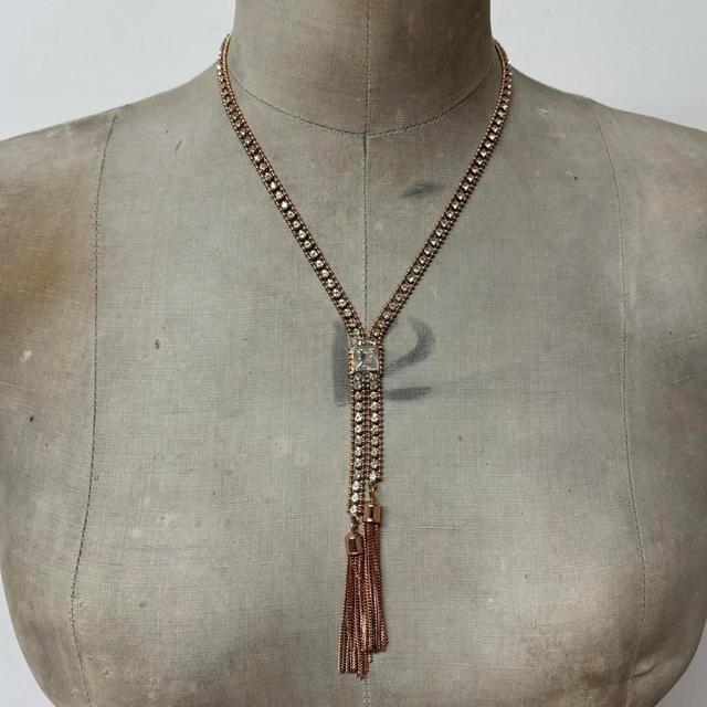 Vintage Women's Necklace - Gold on Productcaster.