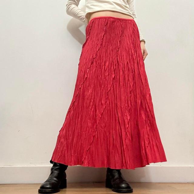 Vintage Women's Party Skirt - Red - UK 14 on Productcaster.