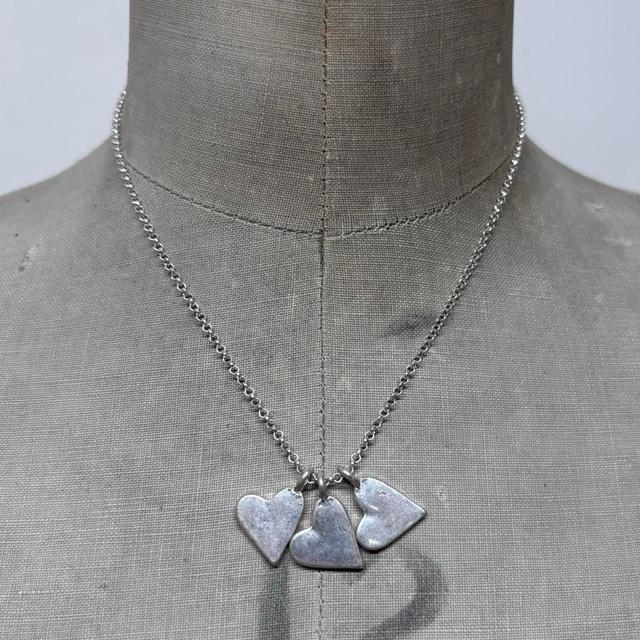 Vintage Women's Necklace - Grey on Productcaster.