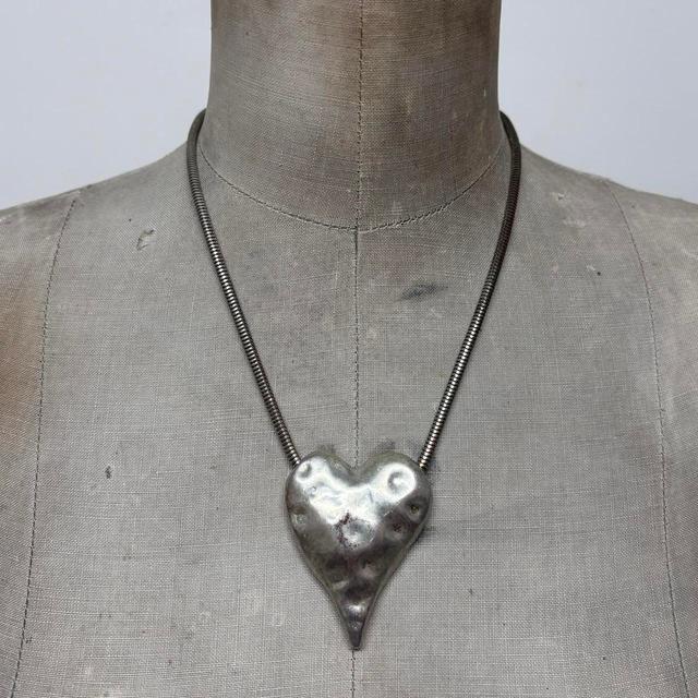 Vintage Women's Necklace - Silver on Productcaster.