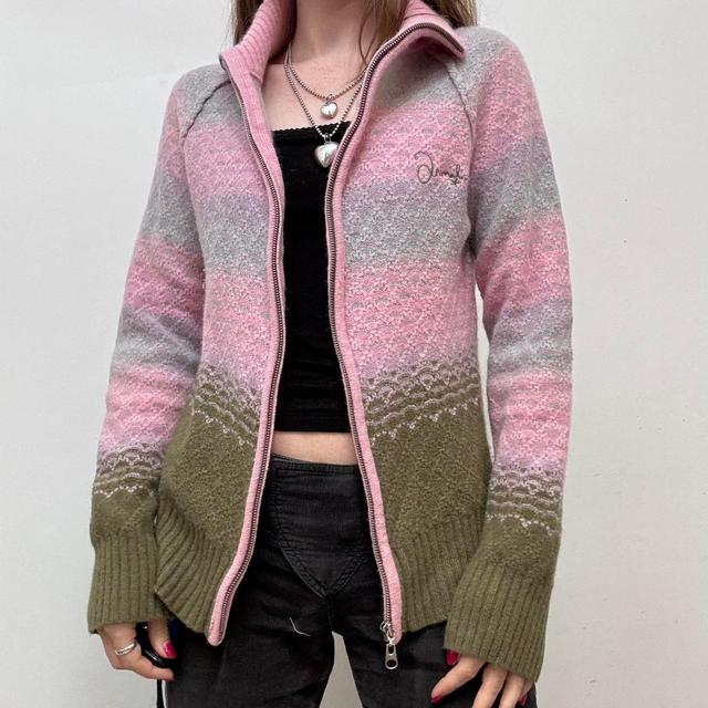 Animal Women's Cardigan - Khaki/Pink - 10 on Productcaster.