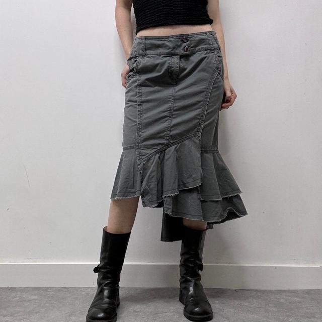 Next Women's Party Skirt - Khaki/Green - UK 8 on Productcaster.