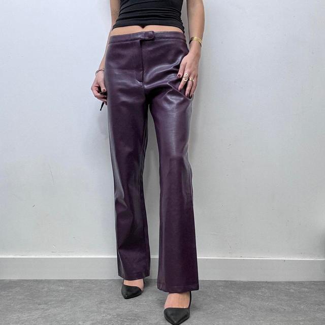 Red Herring Women's Bootcut Trousers - Purple - UK 8 on Productcaster.