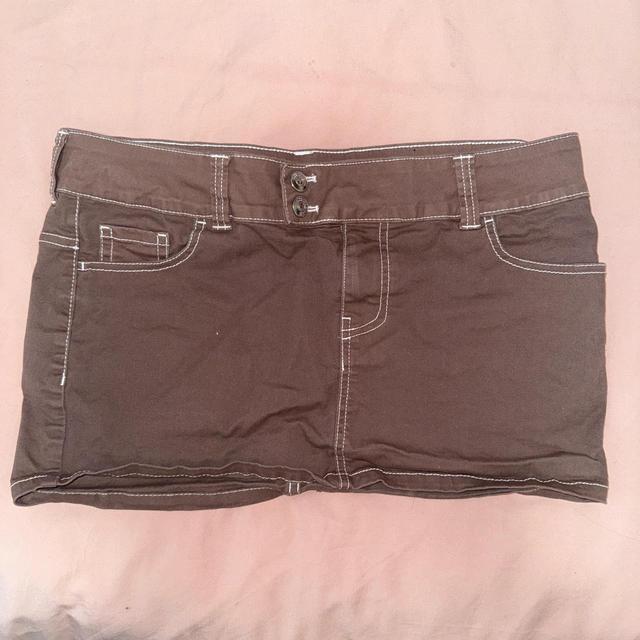 H&M Women's Skirt - Brown - UK 10 on Productcaster.