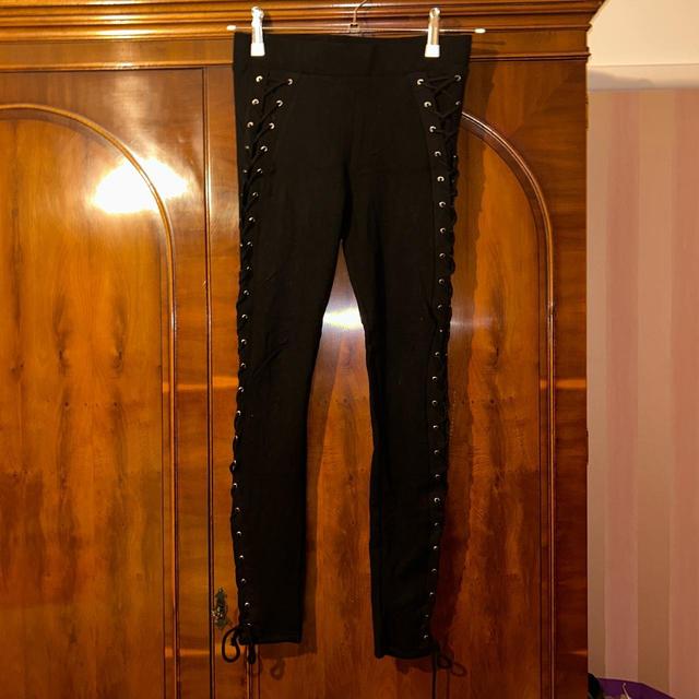 Topshop Women's Leggings - Black - UK 12 on Productcaster.